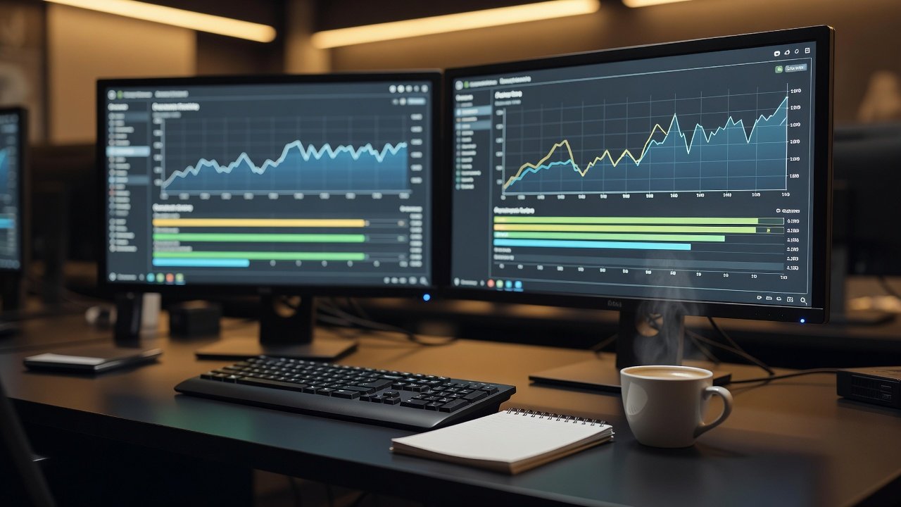 Operations dashboard showing recovery time metrics and partial completion indicators